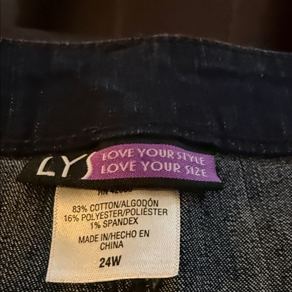 LY Women's Dark Blue Jeans